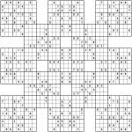 Huge 'Complete' 13-grid Samurai Sudoku puzzle